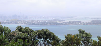 Auckland City from Rangitoto Island